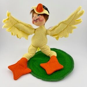 Annalee Fall- Vintage 1989 7" Duck Halloween Costume Kid with Mask